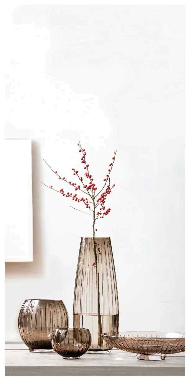 SIGNUM Velká váza Smoky Brown / ZWIESEL HANDMADE