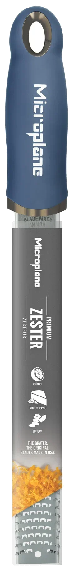 PREMIUM CLASSIC Struhadlo Zester, džínově modré / MICROPLANE