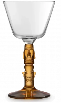 ONIS Sklenice Mai-Tai Amber Stem TIKI 200 ml, sada 6 ks