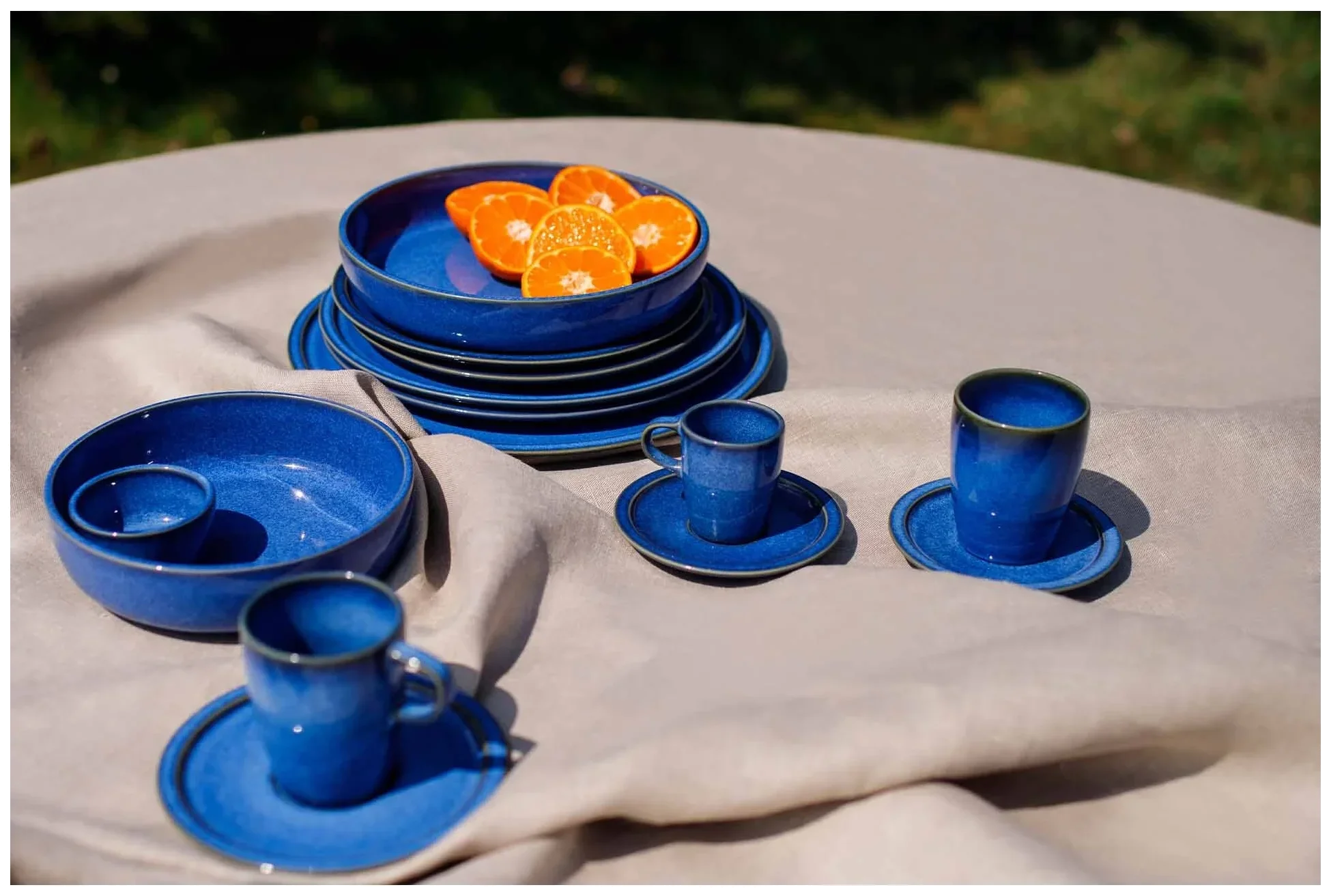 EASE RAKSTONE Hrnek bez ouška 230 ml kobaltový / RAK PORCELAIN