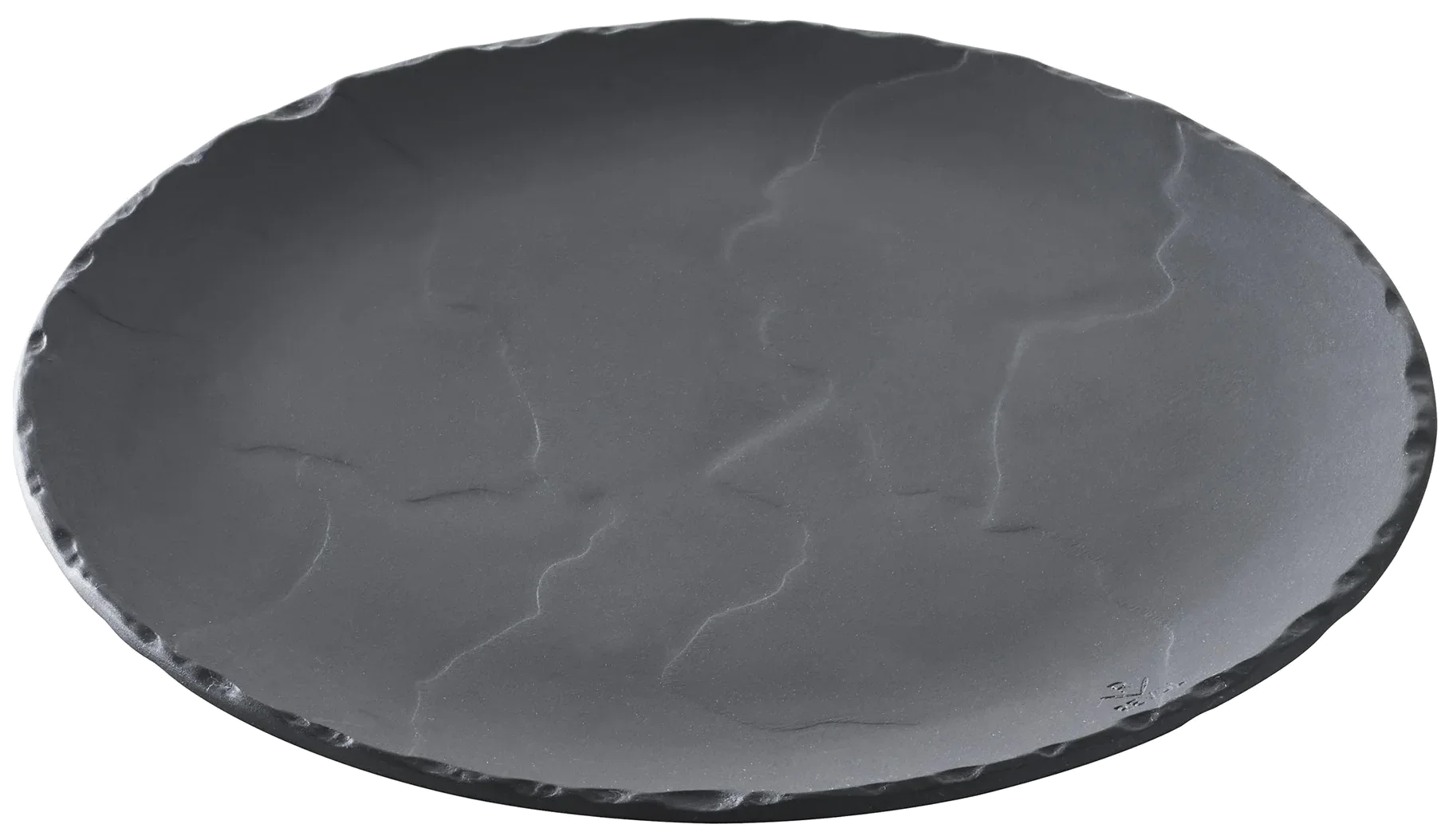 BASALT Kulatý talíř 28,5 cm černý / REVOL