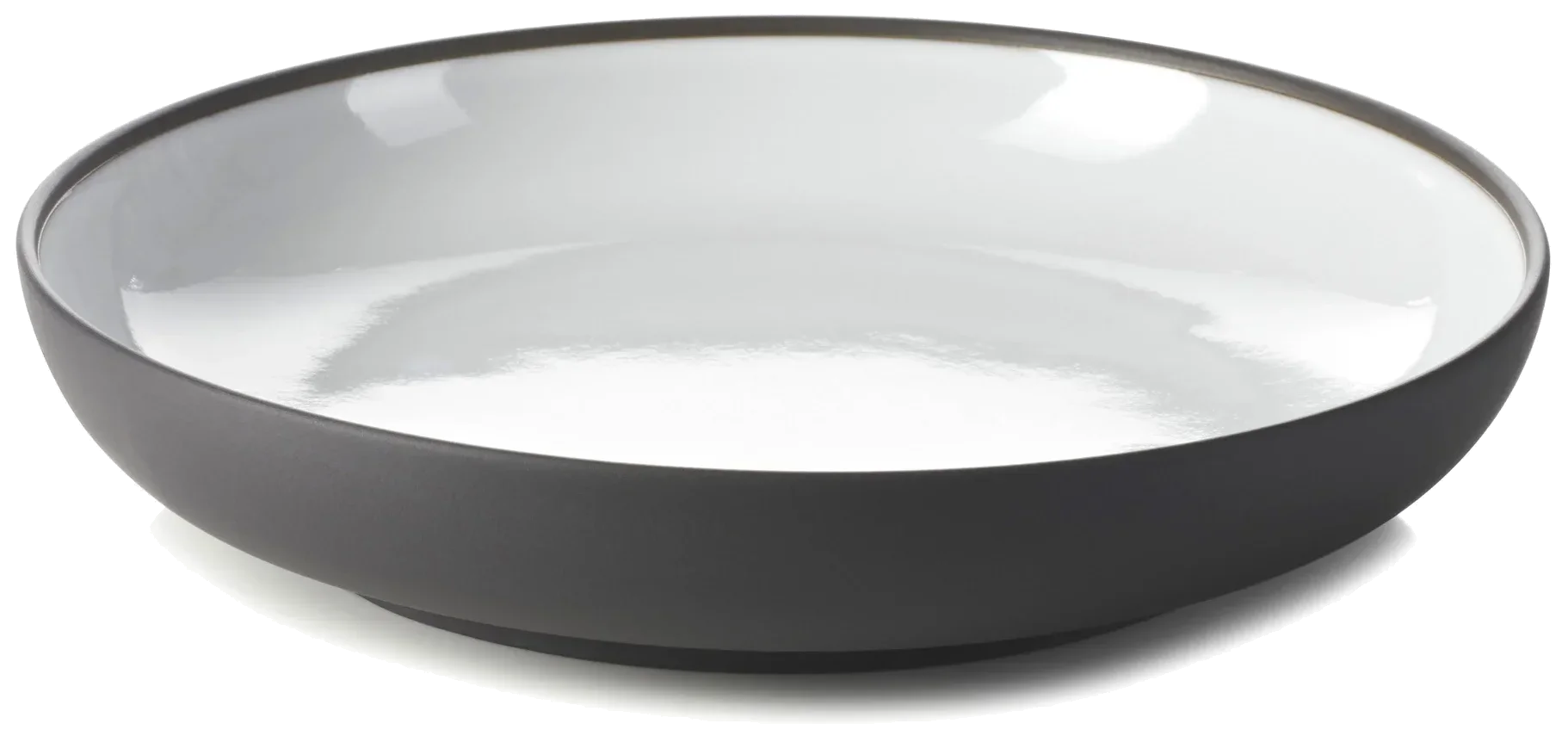 SOLID Talíř 23,5 cm bílo-černý / REVOL