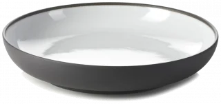 SOLID Talíř 23,5 cm bílo-černý / REVOL