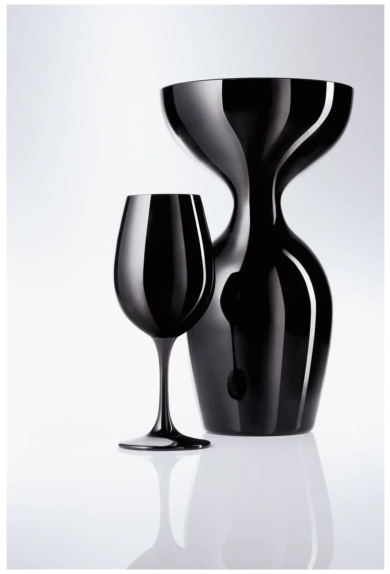 WINE TASTING Černá degustační sklenice na víno 299 ml, sada 6 ks / SCHOTT ZWIESEL