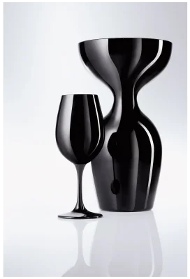 WINE TASTING Černá degustační sklenice na víno 299 ml, sada 6 ks / SCHOTT ZWIESEL
