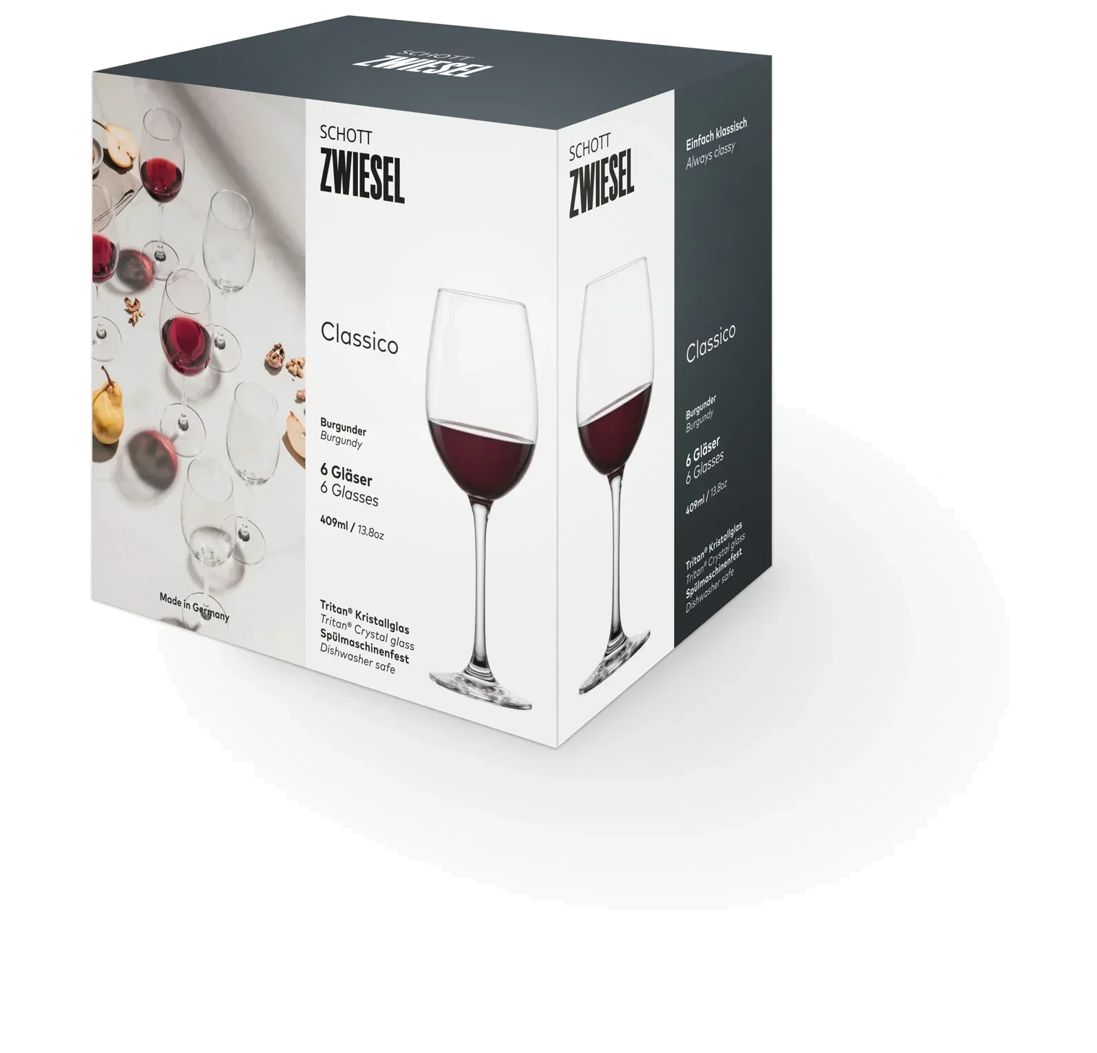 CLASSICO Sklenice na burgundské víno 408 ml, sada 6 ks / SCHOTT ZWIESEL