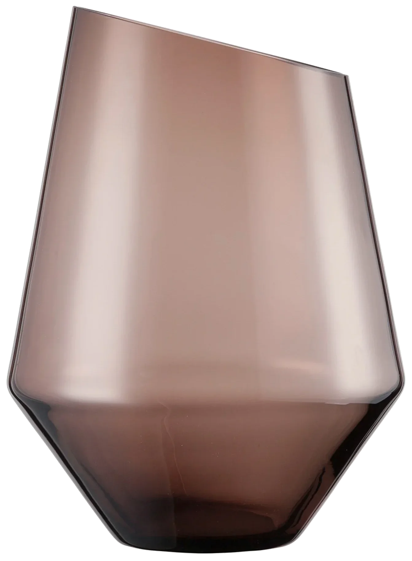 DIAMONDS Velká váza Smoky Brown / ZWIESEL HANDMADE