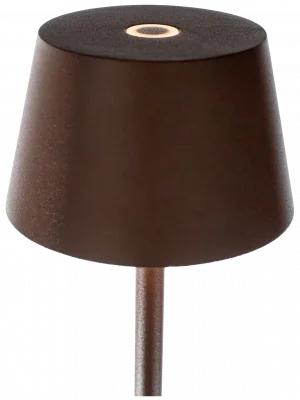 VERLO Stojací lampa TALI 123 cm hnědá
