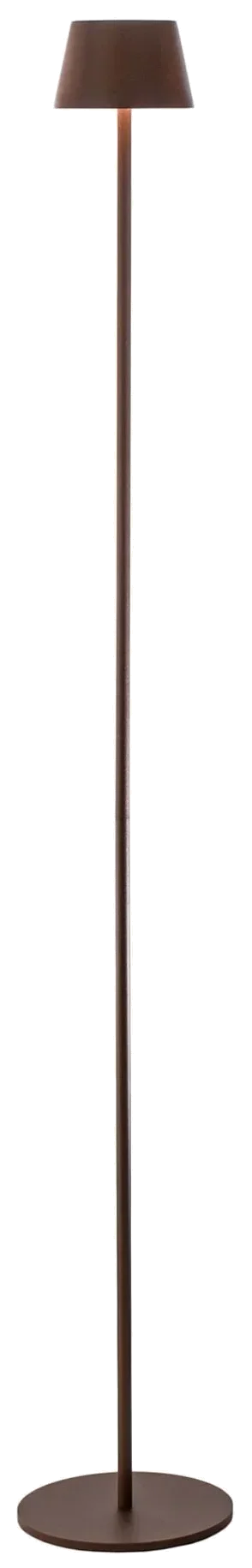 VERLO Stojací lampa TALI 123 cm hnědá